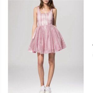 Maje A-line pink dress size 1